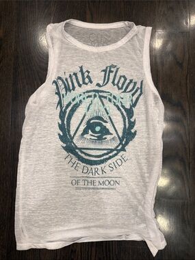 Chaser White Pink Floyd 'The Dark Side of the Moon' Graphic Tank